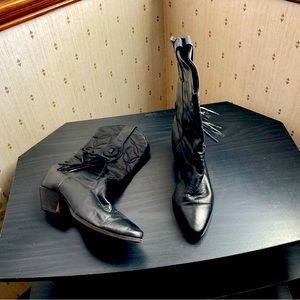 Fringed Cowboy Boots